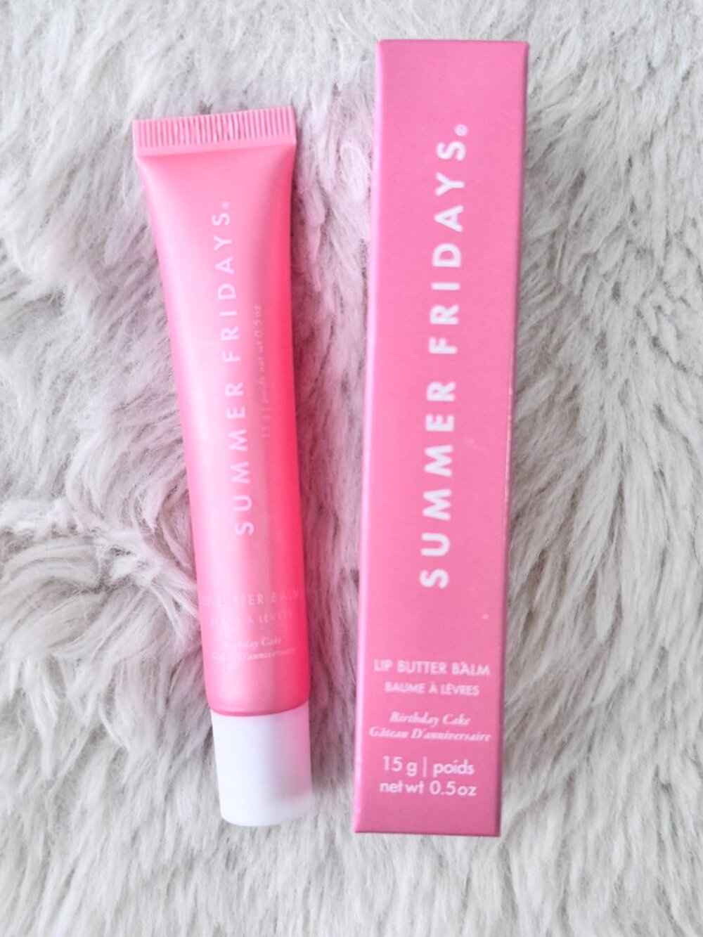 1pc/ Birthday Cake /Summer Fridays Lip Butter Balm Conditioning Lip Mask New box